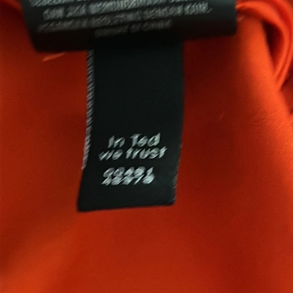 Ted Baker London Dixy Crossover Dress in Red - Ted Size 0 - Picture 7 of 7